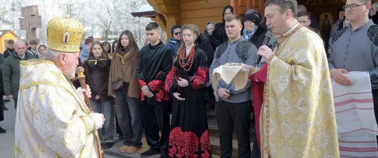 Архиєпископ-емерит Василій Семенюк здійснив пастирський візит до студентського храму Покрови